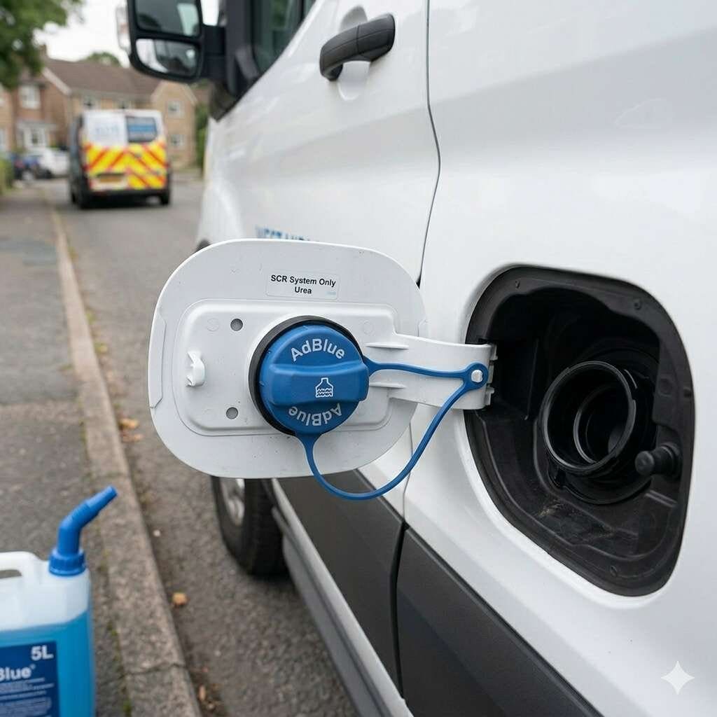 Repair My AdBlue technician carrying out a mobile AdBlue repair in the West Midlands