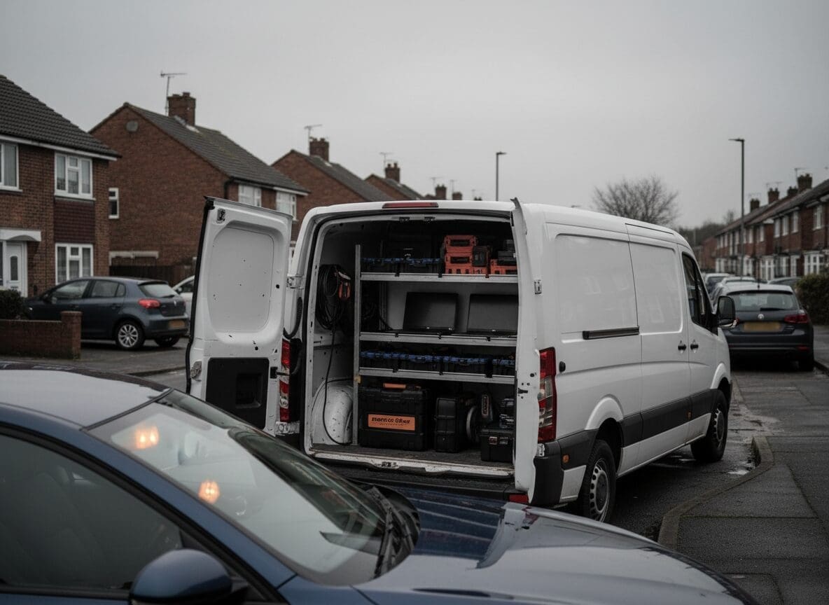 Repair My AdBlue mobile service van set up for an AdBlue repair in the West Midlands
